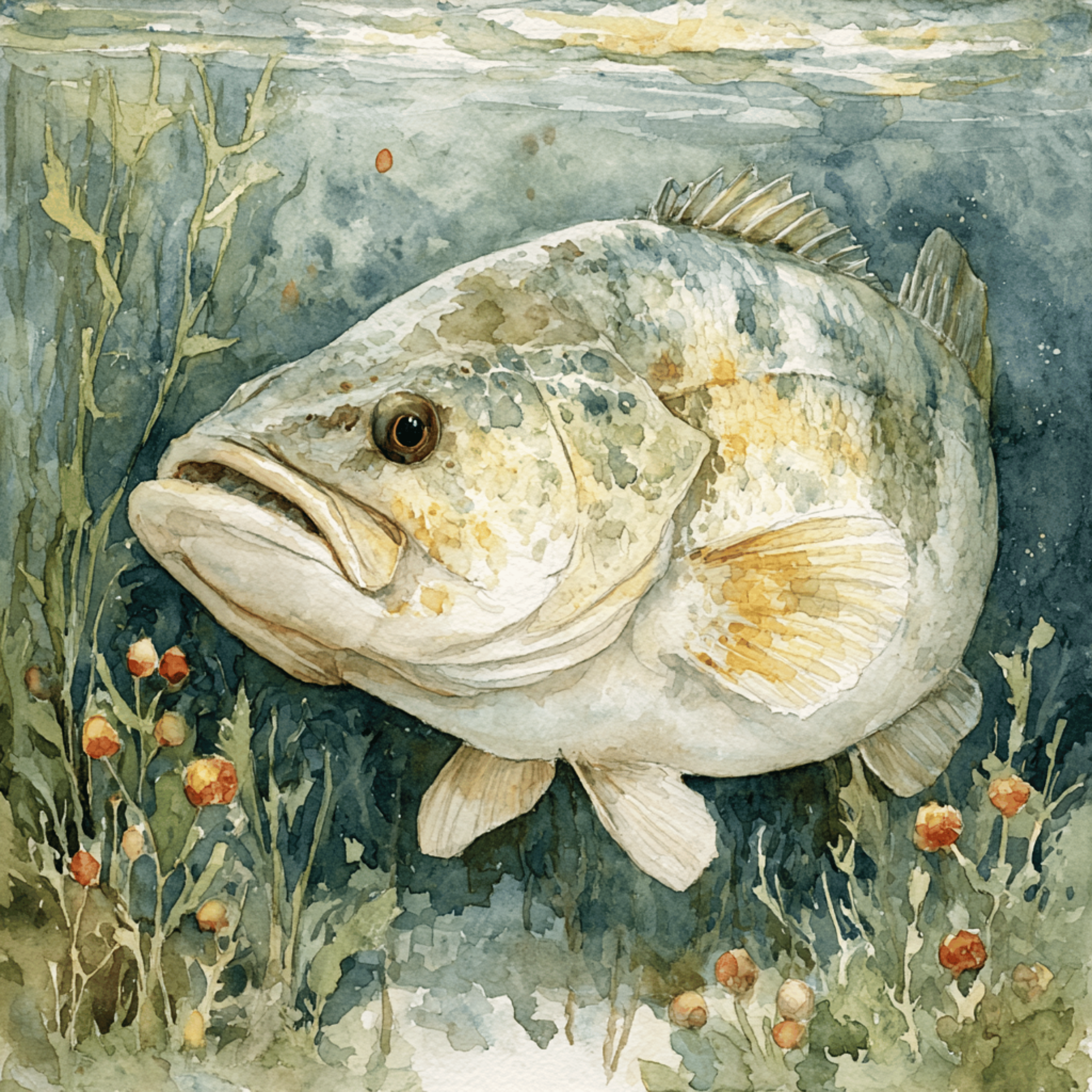Watercolor Fish Clipart Bundle – DIY Wall Art & Sublimation PNGs
