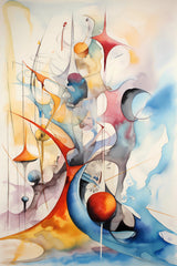 Abstract Art Modern Contemporary Primary Colours Digital Download Three Artwork Pieces Six Sizes