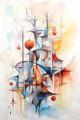 Abstract Art Modern Contemporary Primary Colours Digital Download Three Artwork Pieces Six Sizes