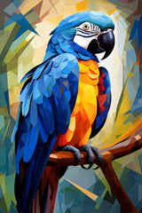 Digital Download Abstract Art Birds Macaw Bird of Paradise Kingfisher