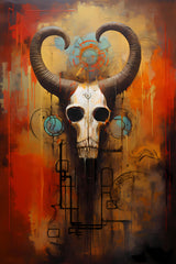 Digital Download Egyptian Gods Triptych Nefertiti, Anubis, Khnum Modern Contemporary Expressionism Wall Art