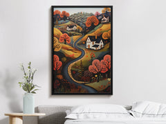 Digital Download Printable Art Scandinavian Folk Art 293 Wall Artwork Affordable Artwork Wall Decor Modern Art Contemporary Artwork