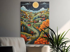 Digital Download Printable Art Scandinavian Folk Art 298 Wall Artwork Affordable Artwork Wall Decor Modern Art Contemporary Artwork
