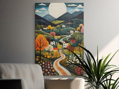 Digital Download Printable Art Scandinavian Folk Art 288 Wall Artwork Affordable Artwork Wall Decor Modern Art Contemporary Artwork