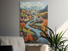 Digital Download Printable Art Scandinavian Folk Art 306 Wall Artwork Affordable Artwork Wall Decor Modern Art Contemporary Artwork