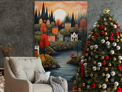 Digital Download Printable Art Scandinavian Folk Art 289 Wall Artwork Affordable Artwork Wall Decor Modern Art Contemporary Artwork