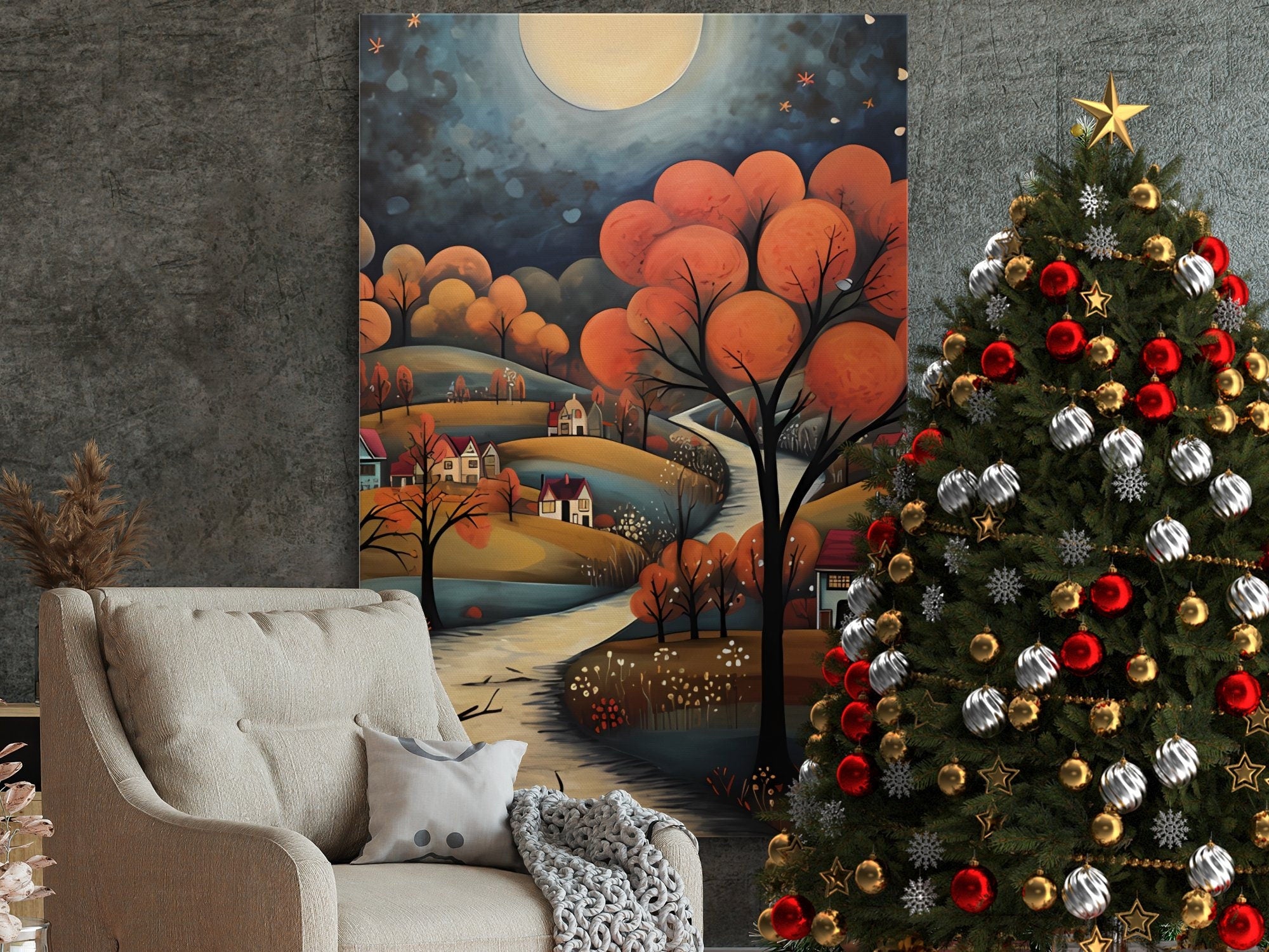 Digital Download Printable Art Scandinavian Folk Art 285 Wall Artwork Affordable Artwork Wall Decor Modern Art Contemporary Artwork