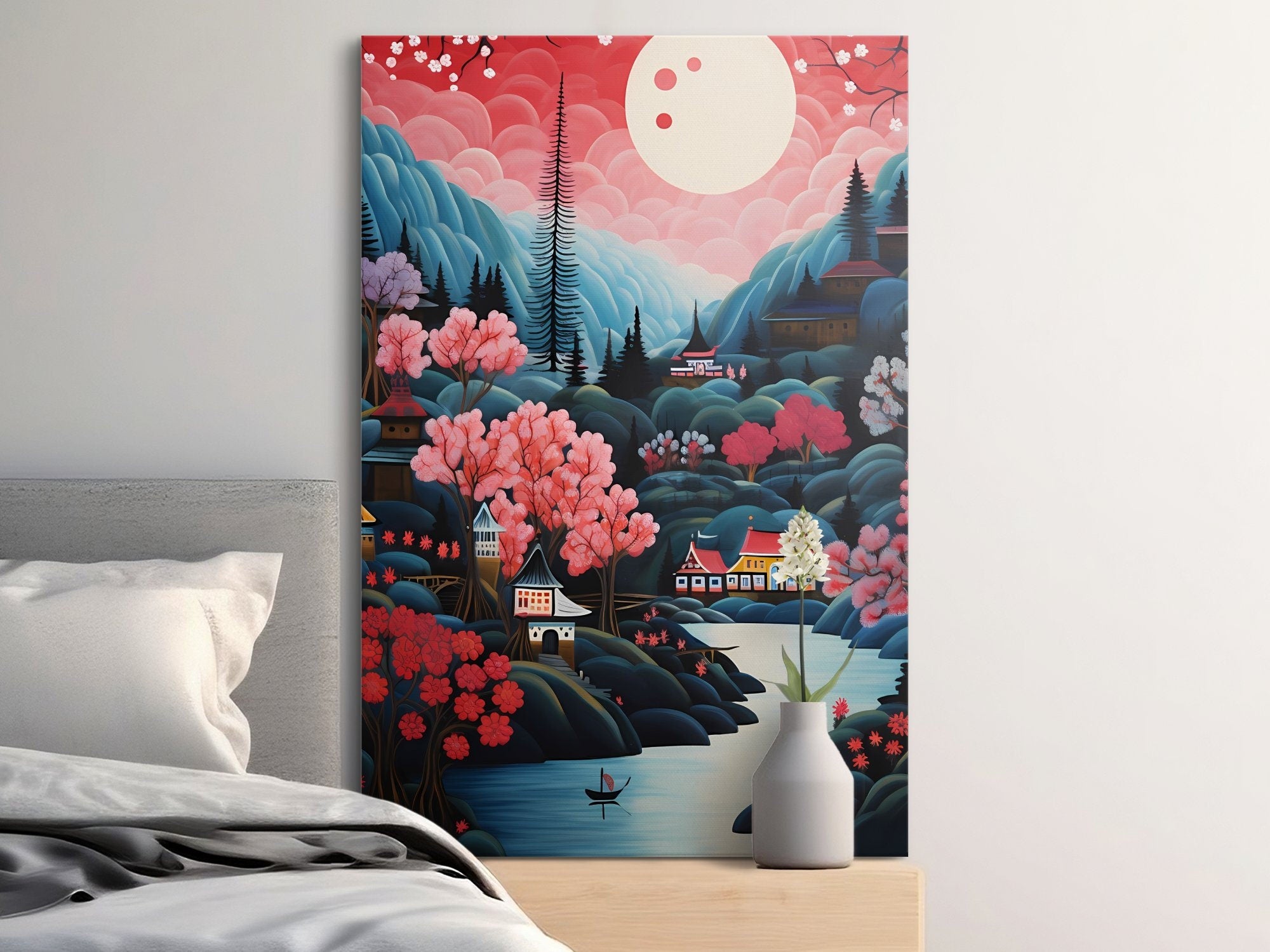 Digital Download Printable Art Scandinavian Folk Art 290 Wall Artwork Affordable Artwork Wall Decor Modern Art Contemporary Artwork