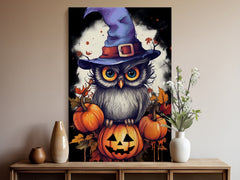 Halloween Owl Digital Download Instant Affordable Printable Halloween Themed Wall Art Home Decor 1507815
