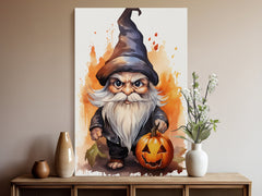 Halloween Gnome Digital Download Instant Printable Affordable Halloween Themed Wall Art Home Decor 1507811