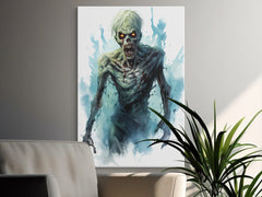 Halloween Zombie Digital Download Instant Printable Affordable Halloween Themed Wall Art Home Decor 1507786