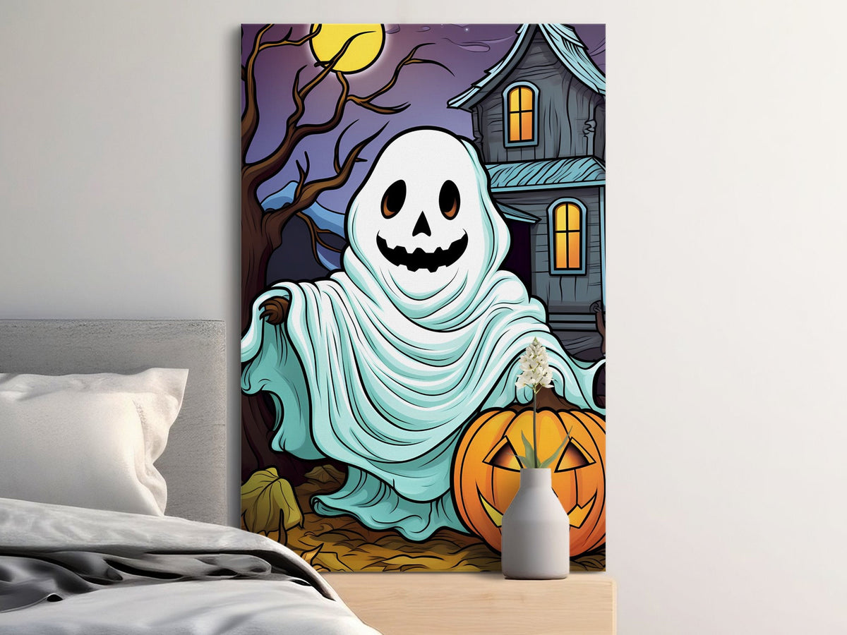Halloween Ghost Children Digital Download Instant Printable Affordable Wall Art Home Decor 1507758