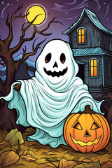 Halloween Ghost Children Digital Download Instant Printable Affordable Wall Art Home Decor 1507758
