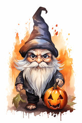 Halloween Gnome Digital Download Instant Printable Affordable Halloween Themed Wall Art Home Decor 1507811