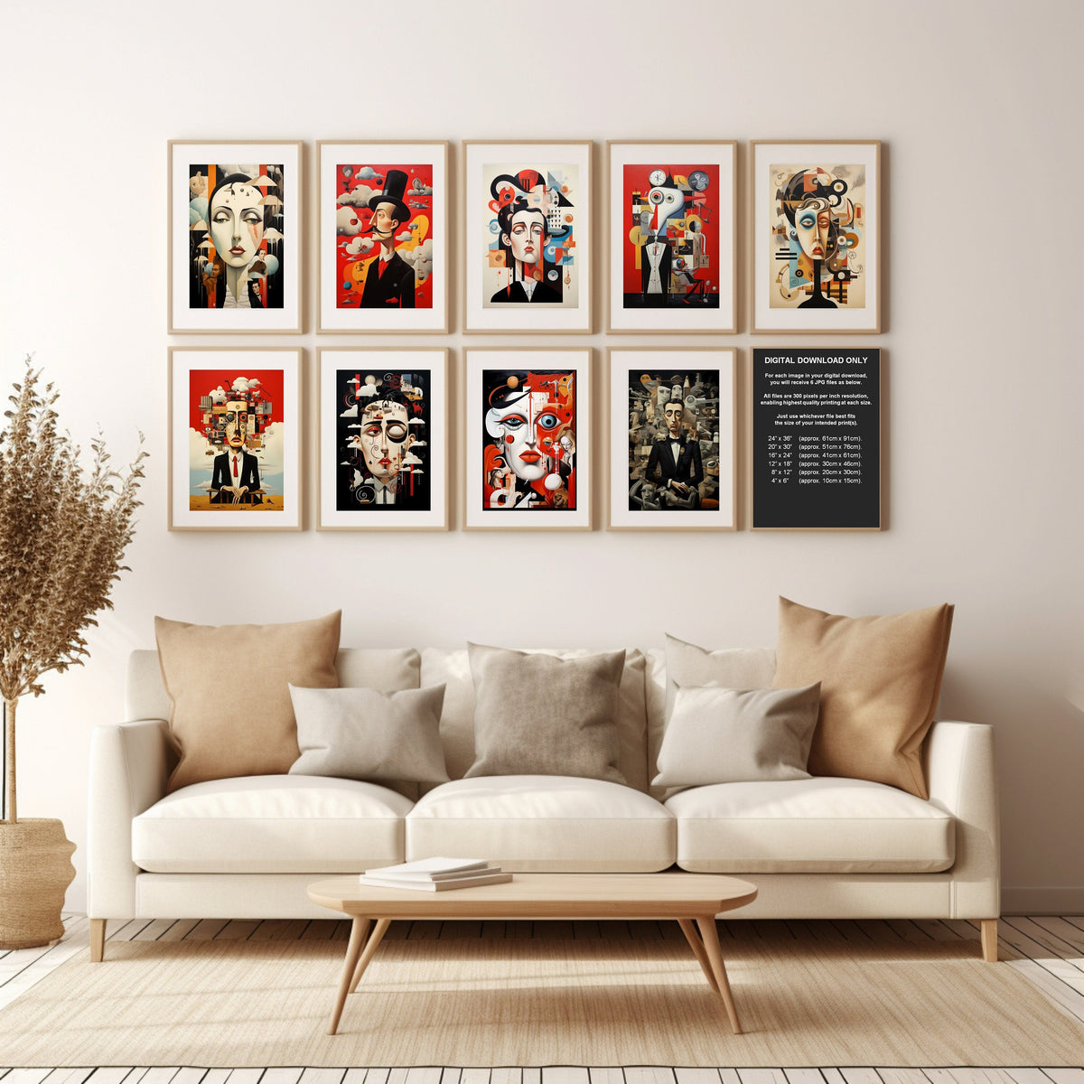 Daring Dadaism Surrealism Captivating Digital Download Artworks Defying Norms & Blurring Realities Avant-Garde Surreal Experimental Art