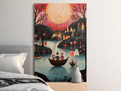 Digital Download Printable Art Scandinavian Folk Art 305 Wall Artwork Affordable Artwork Wall Decor Modern Art Contemporary Artwork