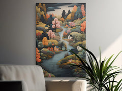 Digital Download Printable Art Scandinavian Folk Art 286 Wall Artwork Affordable Artwork Wall Decor Modern Art Contemporary Artwork
