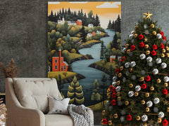Digital Download Printable Art Scandinavian Folk Art 299 Wall Artwork Affordable Artwork Wall Decor Modern Art Contemporary Artwork