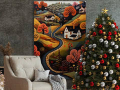 Digital Download Printable Art Scandinavian Folk Art 293 Wall Artwork Affordable Artwork Wall Decor Modern Art Contemporary Artwork