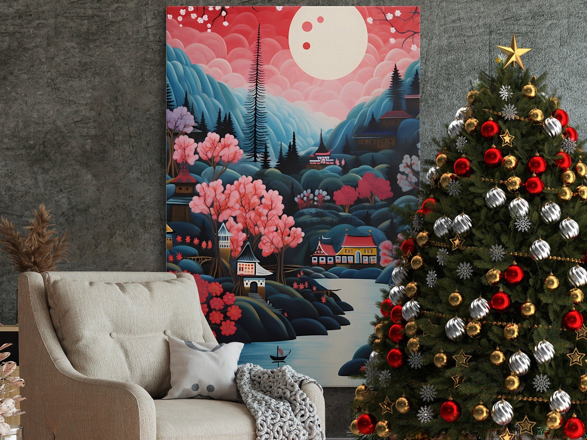 Digital Download Printable Art Scandinavian Folk Art 290 Wall Artwork Affordable Artwork Wall Decor Modern Art Contemporary Artwork