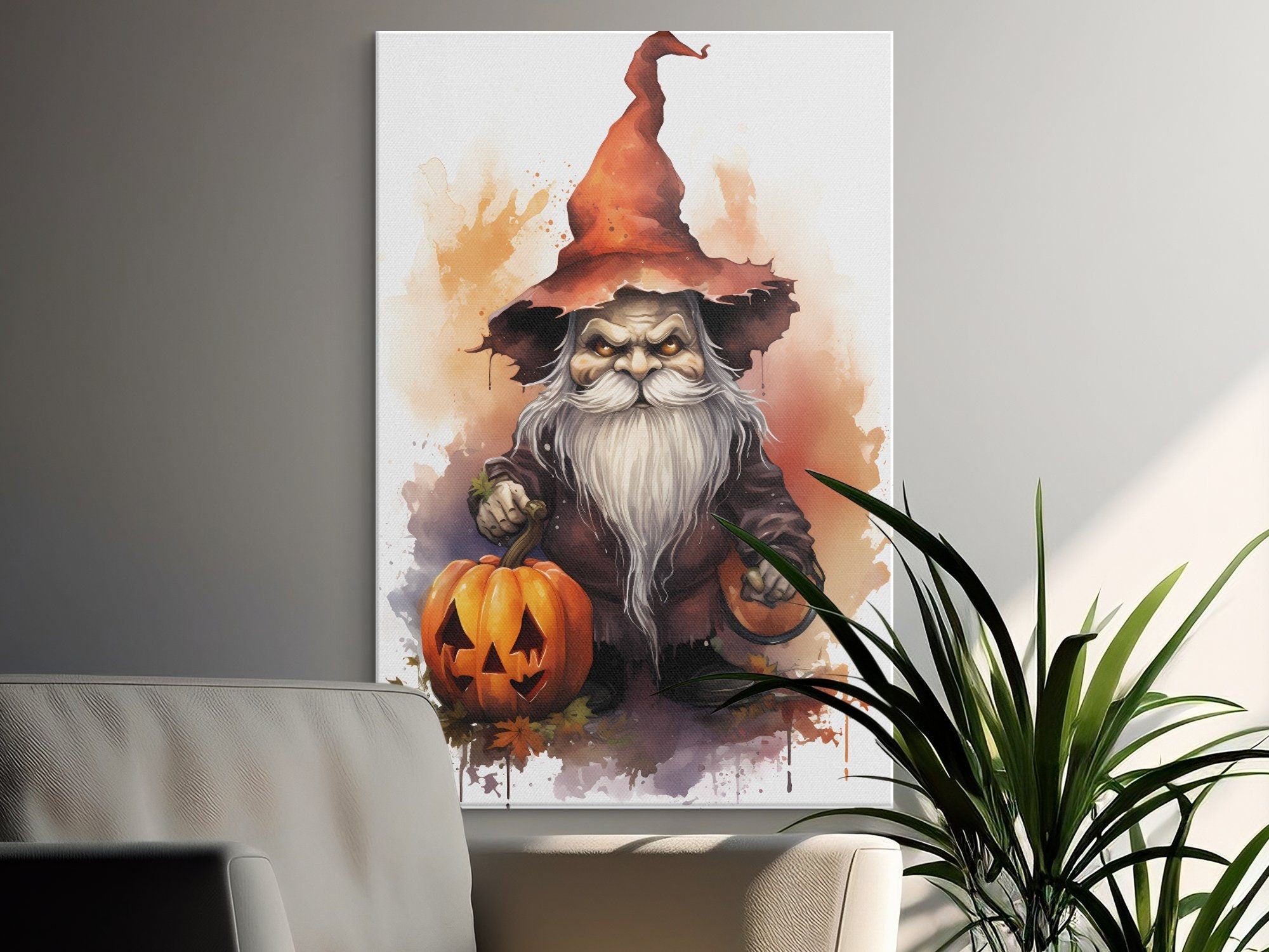 Halloween Gnome Digital Download Instant Printable Affordable Wall Art Home Decor 1507809