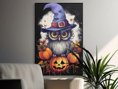 Halloween Owl Digital Download Instant Affordable Printable Halloween Themed Wall Art Home Decor 1507815