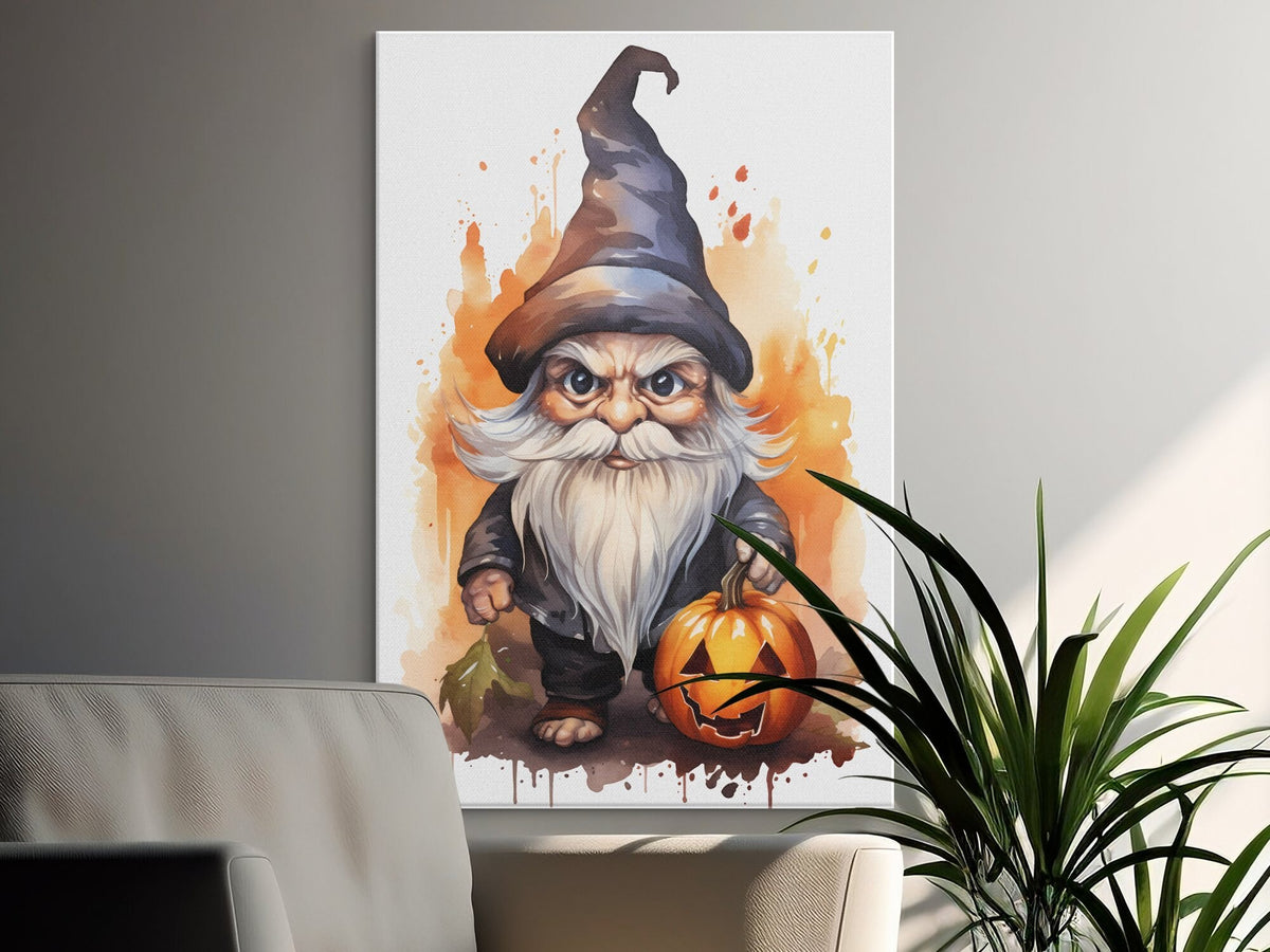 Halloween Gnome Digital Download Instant Printable Affordable Halloween Themed Wall Art Home Decor 1507811