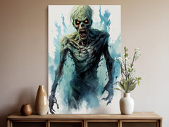 Halloween Zombie Digital Download Instant Printable Affordable Halloween Themed Wall Art Home Decor 1507786