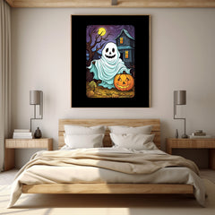 Halloween Ghost Children Digital Download Instant Printable Affordable Wall Art Home Decor 1507758