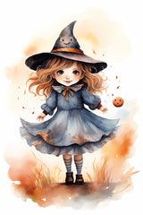 Halloween Trainee Witch Digital Download Instant Printable Affordable Halloween Themed Wall Art Home Decor 1507802