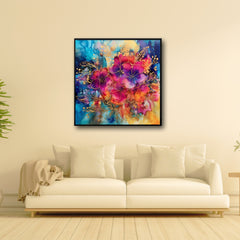 Digital Download Printable Affordable Wall Artwork Beautiful Exotic Watercolour Alcohol Ink Floral Botanical Prints Modern Boho Wall Decor
