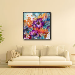Digital Download Printable Affordable Wall Artwork Beautiful Exotic Fantasy Watercolour Ink Floral Botanical Prints Modern Boho Wall Decor