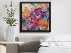 Digital Download Printable Affordable Wall Artwork Beautiful Exotic Fantasy Watercolour Ink Floral Botanical Prints Modern Boho Wall Decor
