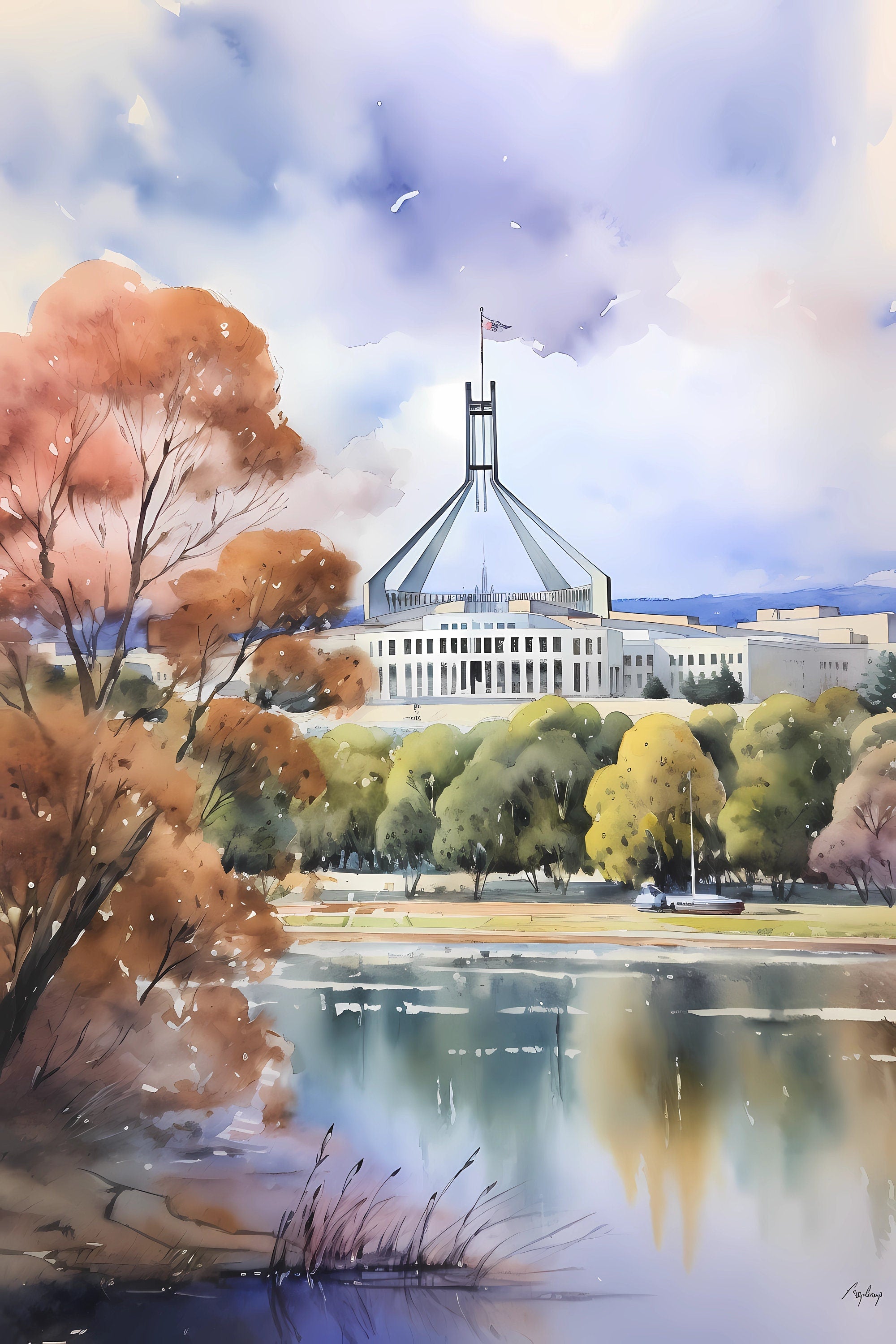 Watercolour NINE World Capital Cities Wall Art Instant Digital Download Printable Wall Decor Affordable Wall Print Travel Poster Bundle