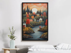 Digital Download Printable Art Scandinavian Folk Art 289 Wall Artwork Affordable Artwork Wall Decor Modern Art Contemporary Artwork