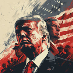 NINE American USA Presidential Election Posters Instant Printable Digital Download Wall Art Home Decor Biden Trump Democrats Republicans