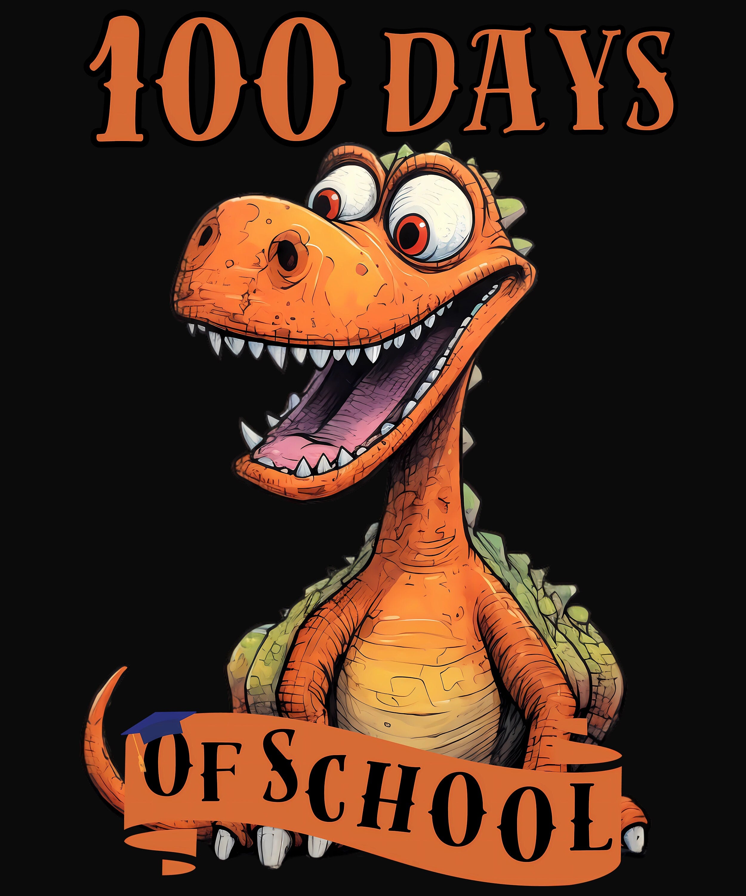 TEN 100 Days Of School Posters Cartoon Owl Elephant Lion Hippo Dinosaur Calculator Notebook Scatterplot, Digital Download