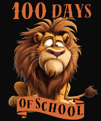 TEN 100 Days Of School Posters Cartoon Owl Elephant Lion Hippo Dinosaur Calculator Notebook Scatterplot, Digital Download