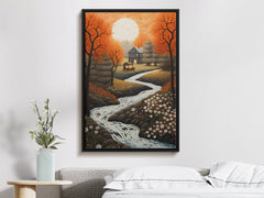Digital Download Printable Art Scandinavian Folk Art 302 Wall Artwork Affordable Artwork Wall Decor Modern Art Contemporary Artwork