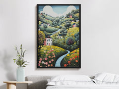 Digital Download Printable Art Scandinavian Folk Art 294 Wall Artwork Affordable Artwork Wall Decor Modern Art Contemporary Artwork