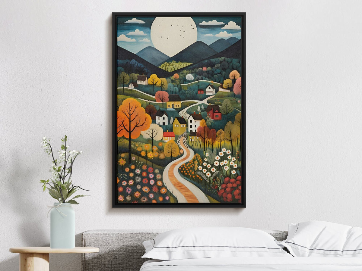 Digital Download Printable Art Scandinavian Folk Art 288 Wall Artwork Affordable Artwork Wall Decor Modern Art Contemporary Artwork