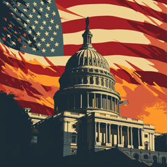 NINE American USA Presidential Election Posters Instant Printable Digital Download Wall Art Home Decor Biden Trump Democrats Republicans