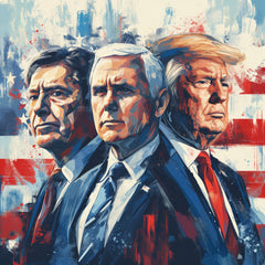 NINE American USA Presidential Election Posters Instant Printable Digital Download Wall Art Home Decor Biden Trump Democrats Republicans