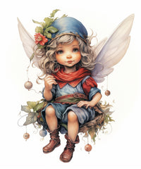 TWENTY FIVE Elves Fairies Digital Prints For Nursery Playroom Instant Printable Digital Download Children's Book Illustrations For Wall Art