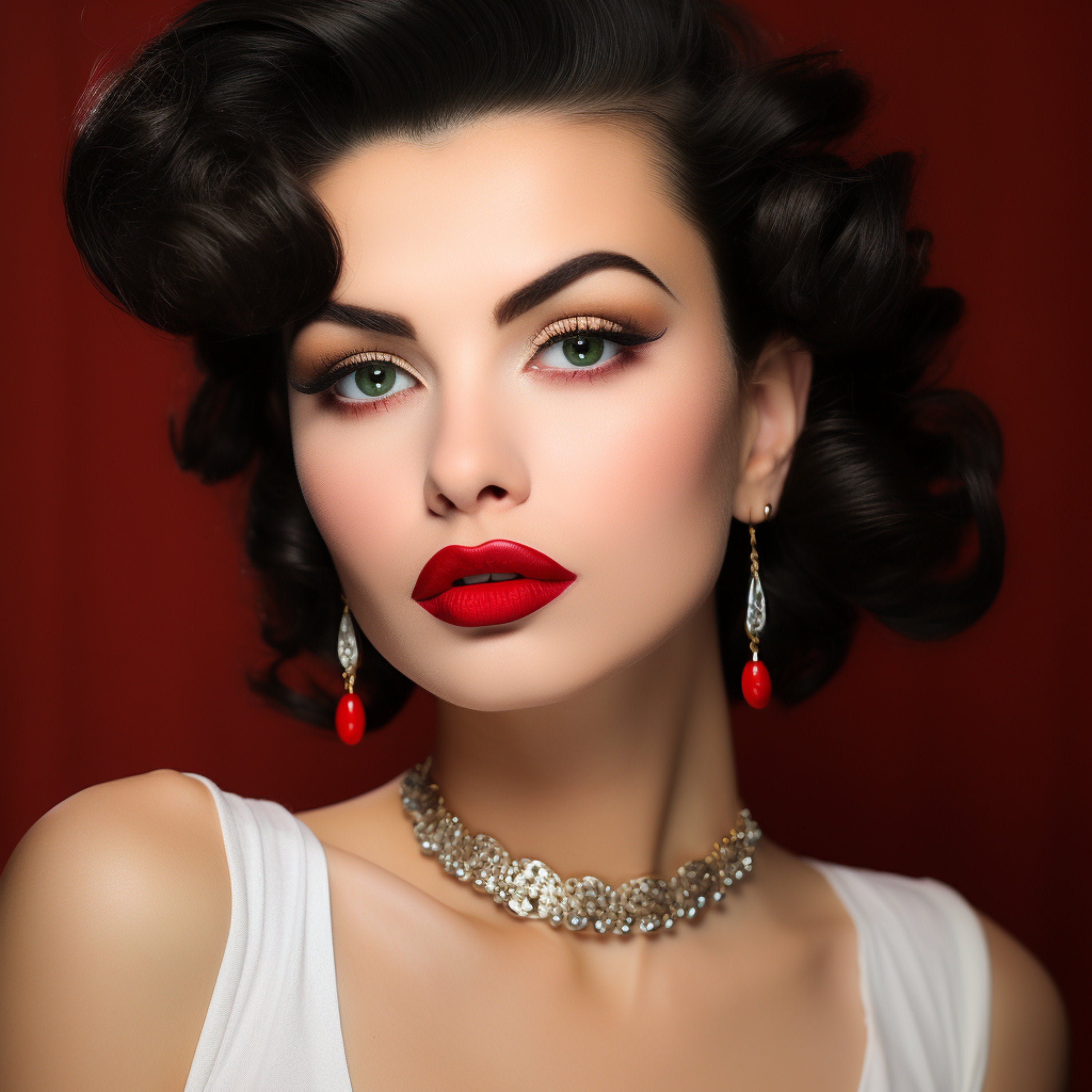 FIFTEEN Make-up Images, Fashion Photography, Women Faces Wall Art, Beauty Makeup Prints, Modern Gallery Wall Set, Unique Illustration Gift