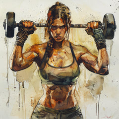 13 Strong Women Fitness Gym Art | Workout Girl Digital PNGs for Sublimation, POD, DIY Gym Decor and Gifts For Fitness Lovers