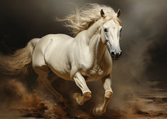 SIXTEEN Majestic Horse Digital Print, Large Wall Art, Dynamic Equine Home Decor, Animal Lover Gift, Fine Art Photography Living Room Office
