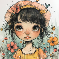 11 Whimsical Pastel Sketch Children's Illustrations, Digital Images, Eleven Beautiful Art Prints, Cute Fantasy Castle, Kids Room Decor.