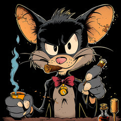 12 Gangster Mouse Digital Art, Cartoon Caricature Set, 12 Unique Images, Printable Art, Wall Decor, Personal Use, Instant Download Poster.