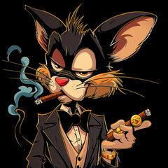 12 Gangster Mouse Digital Art, Cartoon Caricature Set, 12 Unique Images, Printable Art, Wall Decor, Personal Use, Instant Download Poster.